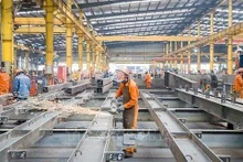 The index of industrial production (IIP) increased 15.6% year on year in August and 9.4% in the first eight months of 2022. (Photo: VNA) 