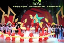 A performance at the art programme (Photo: NDO)