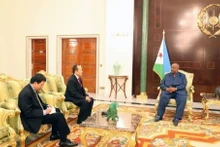 At the reception (Photo: VNA)