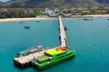Con Dao passenger port project was put into operation in early March. (Source: sggp.com.vn)