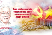 General Secretary Nguyen Phu Trong: Turn challenges into opportunities, build a prosperous and happy