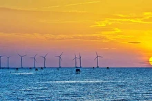 A wind farm in Bac Lieu. (Photo: Le Nguyen)