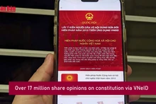 Video: Over 17 million share opinions on constitutional amendments via VNeID