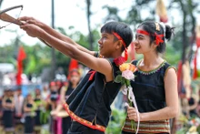 Bahnar ethnic minority group
