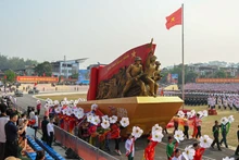 Final rehearsal for Dien Bien Phu Victory celebration held in Dien Bien (Photo: NDO)