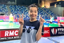 Vietnam's top female badminton player Nguyen Thuy Linh (Photo courtesy of Nguyen Thuy Linh)