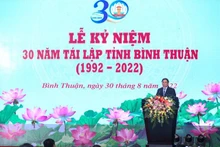 Prime Minister Pham Minh Chinh speaking at the ceremony (Photo: VGP)