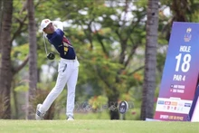 Golfer Le Khanh Hung (Photo: VNA)