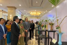 At the event.