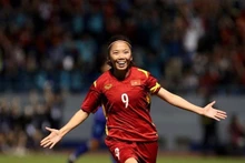 Striker Huynh Nhu (Photo: Vietnam Football Federation)