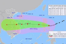 The position and direction of storm Noru. (Photo: nchmf.gov.vn)