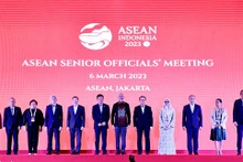 Representatives of countries at the ASEAN Senior Officials' Meeting in Jakarta, Indonesia, on March 6. (Photo: baoquocte.vn)