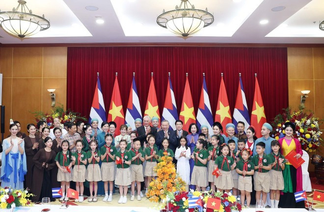 At the banquet in Ha Noi on September 1 (Photo: VNA) At the banquet in Ha Noi on September 1 (Photo: VNA)