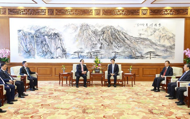 At the meeting on September 1 on the sidelines of the Shanghai Cooperation Organisation (SCO) Summit 2025. (Photo: VNA) At the meeting on September 1 on the sidelines of the Shanghai Cooperation Organisation (SCO) Summit 2025. (Photo: VNA)