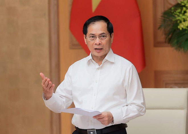 Deputy Prime Minister Bui Thanh Son speaks at the event. (Photo: VNA) Deputy Prime Minister Bui Thanh Son speaks at the event. (Photo: VNA)
