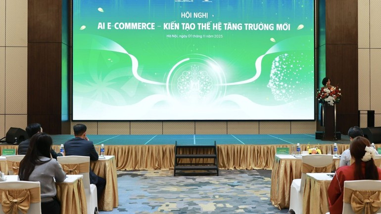 An overview of the conference.(Photo: nhandan.vn) ai-commerce-021125.jpg