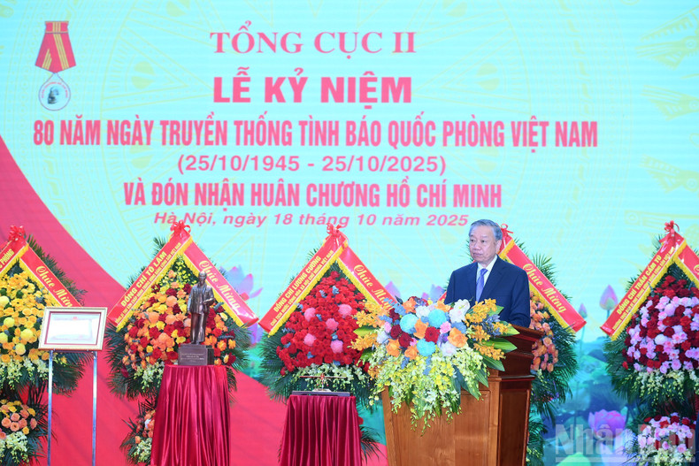 Party General Secretary To Lam delivered a keynote speech at the ceremony. Party General Secretary To Lam delivered a keynote speech at the ceremony.