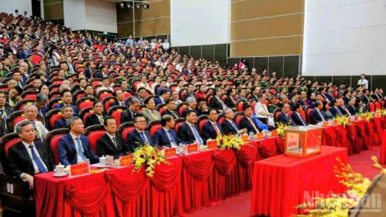 Delegates attend the congress. (Photo: nhandan.vn) daihoihungyen-031025-4.jpg