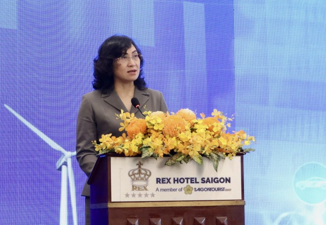 Deputy Minister of Industry and Trade Phan Thi Thang speaks at the forum held in Ho Chi Minh City on October 17. (Photo: VNA) Deputy Minister of Industry and Trade Phan Thi Thang speaks at the forum held in Ho Chi Minh City on October 17. (Photo: VNA)