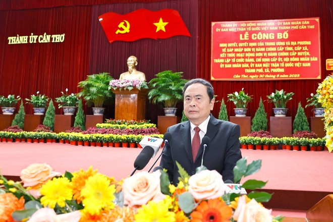 NA Chairman Tran Thanh Man delivers a speech at the ceremony. (Photo: VNA) NA Chairman Tran Thanh Man delivers a speech at the ceremony. (Photo: VNA)