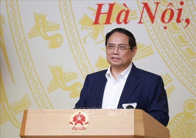 PM Pham Minh Chinh speaks at the event (Photo: VNA) PM Pham Minh Chinh speaks at the event (Photo: VNA)