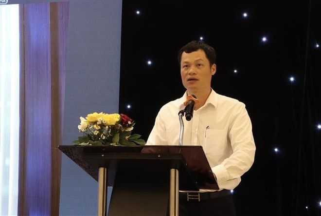 Do Quoc Hung, Deputy Director of the Department of Overseas Markets, speaks at the event. (Photo: VNA) Do Quoc Hung, Deputy Director of the Department of Overseas Markets, speaks at the event. (Photo: VNA)