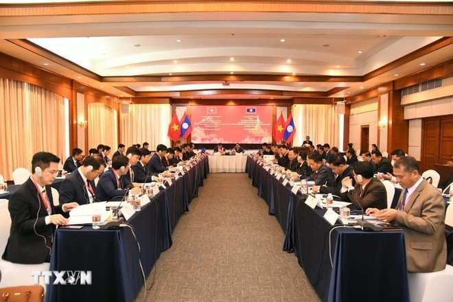 At the ministerial-level bilateral conference between the Ministries of Public Security of Viet Nam and Laos on December 6, 2025. (Photo: VNA)