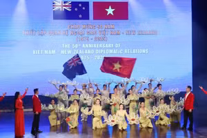 The Ho Chi Minh City People’s Committee holds a ceremony marking the 50th anniversary of diplomatic relations between Viet Nam and New Zealand (1975-2025) in Ho Chi Minh City on November 28, 2025. (Photo: VNA)