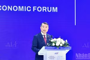 Prime Minister Le Minh Hung addresses a high-level plenary session of the Autumn Economic Forum 2026 (AEF 2026) in Ho Chi Minh City on October 28 (Photo: NDO)