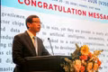Deputy Minister of Science and Technology Le Xuan Dinh speaks at the event. (Photo: VGP)