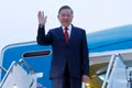 Party General Secretary and State President To Lam arrives in New York to attend the High-Level Debate of the UNGA 81 and conduct bilateral activities in the US. (Photo: Thong Nhat/VNA)