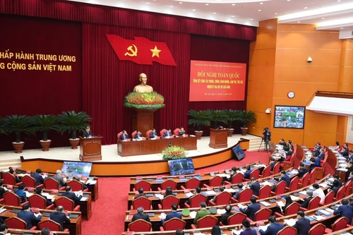 The conference on country’s anti-corruption combat throughout the 13th National Party Congress’s term.