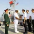 Colonel Murthi Subromoniam welcomes the delegation of the Viet Nam People’s Navy and Ship 17 during their courtesy visit and exchange with the Royal Malaysian Navy. (Photo: Quan Doi Nhan Dan)