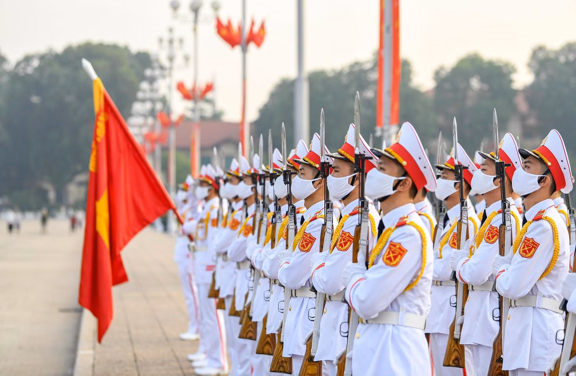 Although the ceremony is held daily, its solemnity has never been lost.