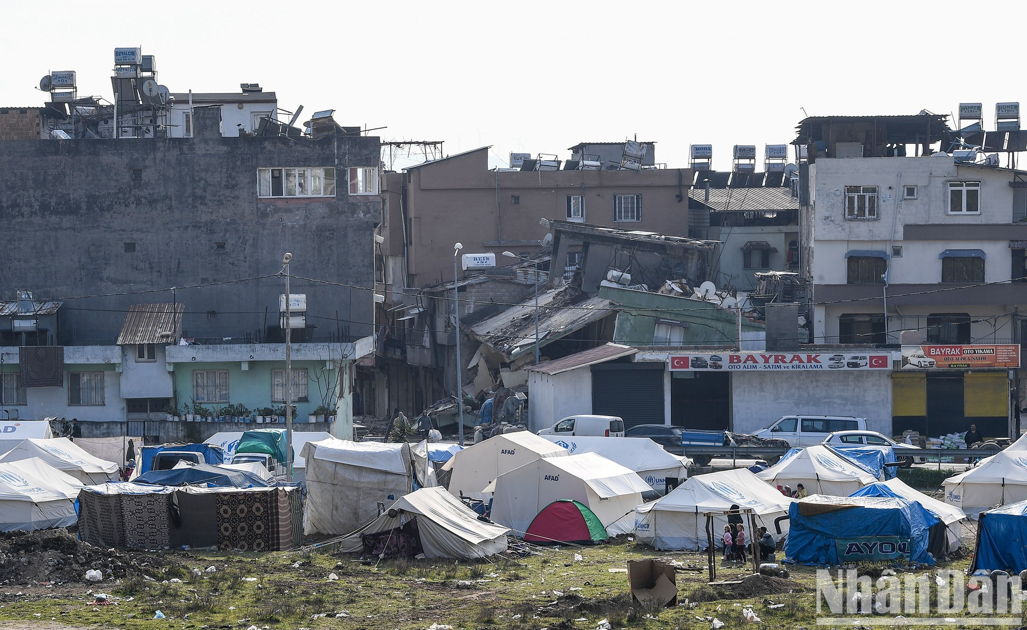 To ensure safety, the Turkish Government has arranged green areas in safe locations for people to live. To ensure safety, the Turkish Government has arranged green areas in safe locations for people to live.