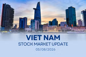 Infographic: VN-Index down 0.04% on August 5