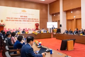 A conference is held to summarise the work of the 15th National Assembly term of the Committee on Science, Technology and Environment, December 2025.