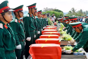 The dispatch highlights that the work has gained significant momentum following the launch of the nationwide 500-day campaign to accelerate the search for, recovery and identification of martyrs’ remains. (Photo: VGP)