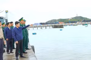 Quang Tri Provincial leaders inspect and direct the work of combating IUU fishing. (Illustrative image)