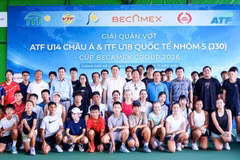 Over 100 young athletes compete in ATF U14 Asian Tennis Tournament