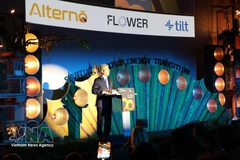 Vietnamese Ambassador to Germany Nguyen Dac Thanh speaks at the ceremony (Photo: VNA)