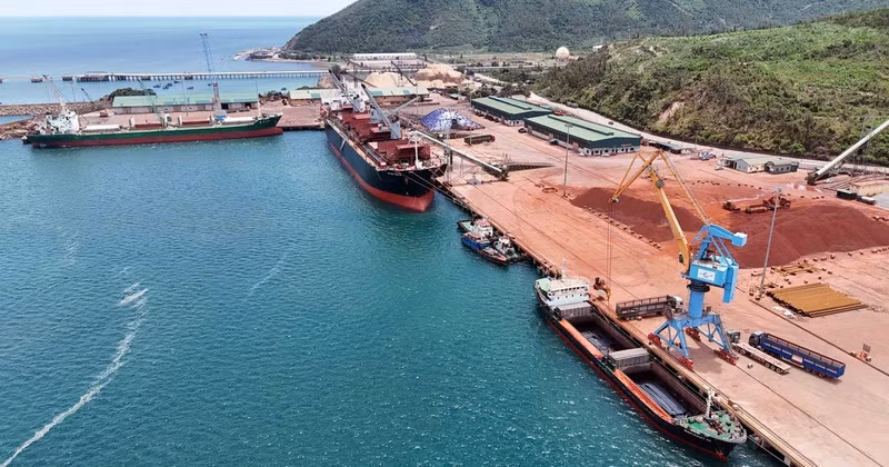 Vung Anh deep-water port in Ha Tinh province (Photo: VNA)