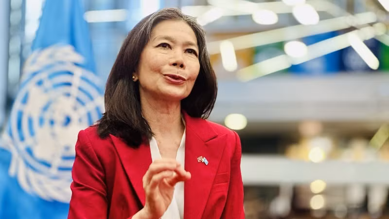 UN Resident Coordinator in Viet Nam Pauline Tamesis. Photo: VNA
