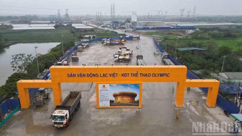 The Olympic Sports Urban Area project, which includes the Lac Viet Olympic Stadium (Trong Dong Stadium), is being developed by Vingroup.