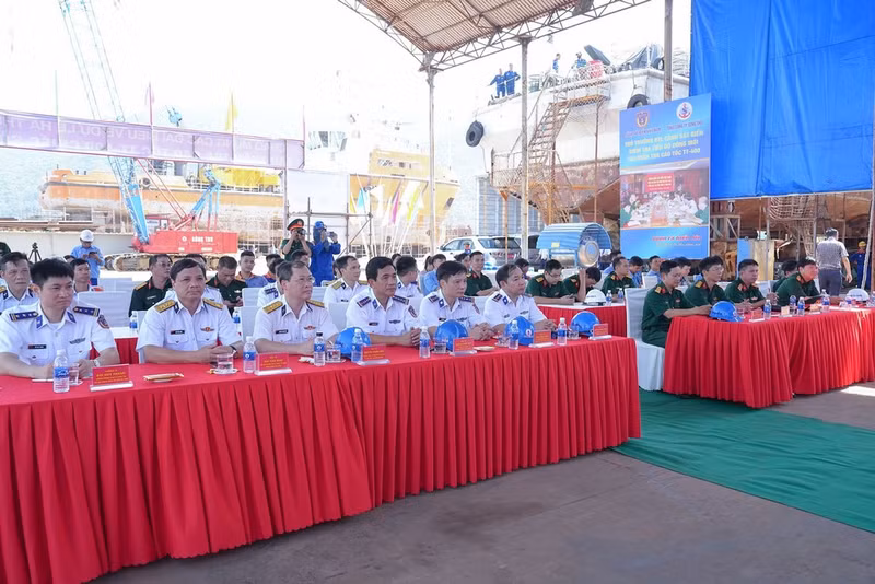 Delegates attend the launching ceremony.