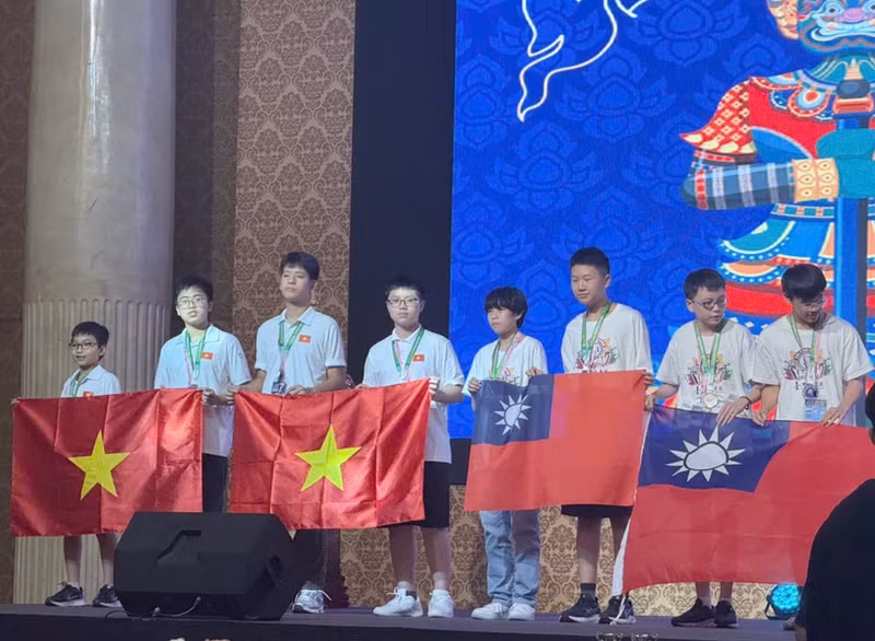 Vietnamese students achieved outstanding success at the 2025 WMI. (Photo: nhandan.vn)