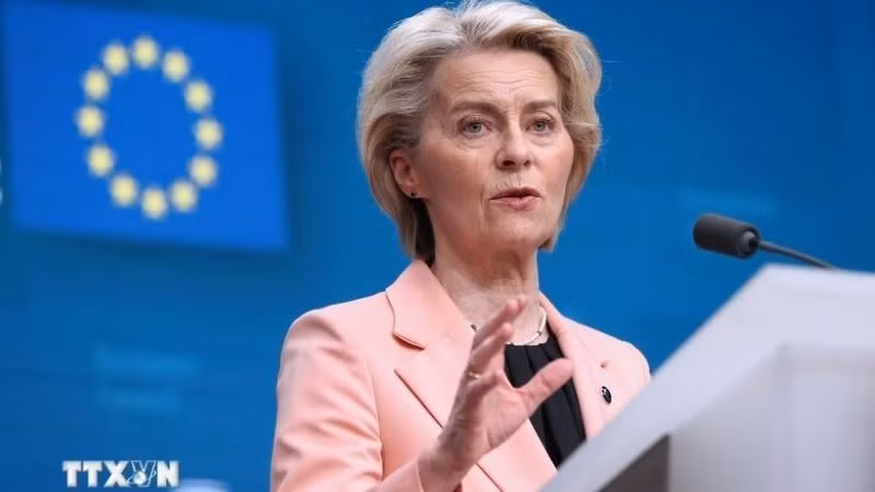 President of the European Commission (EC) Ursula von der Leyen. (Photo: Xinhua/VNA)