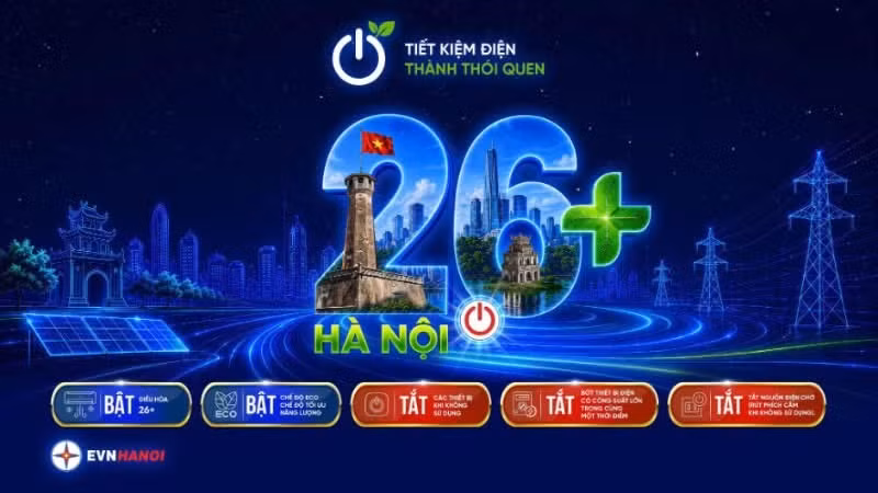 EVNHANOI’s “Ha Noi 26+” campaign.
