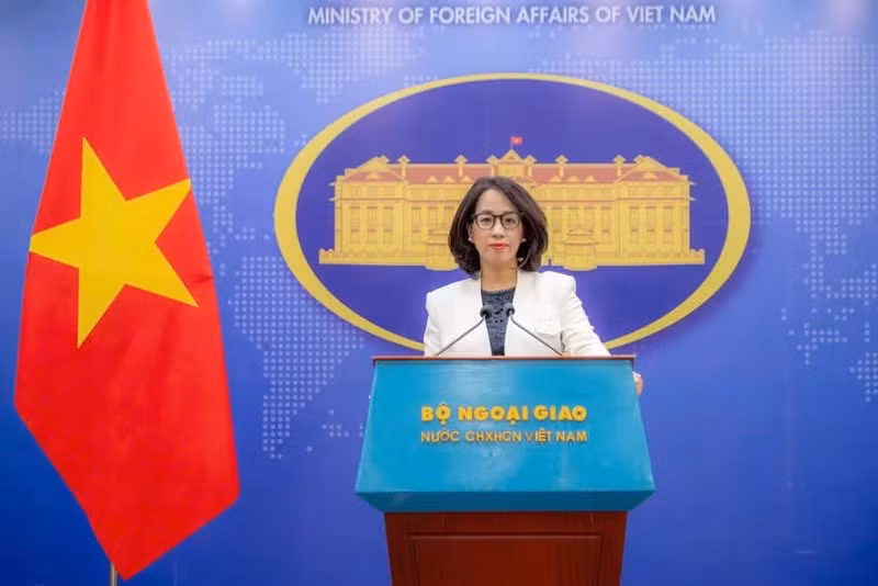 Spokesperson of the Ministry of Foreign Affairs Pham Thu Hang (Photo: MoFA)