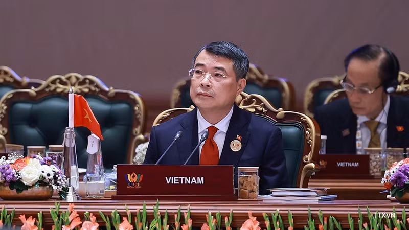 Prime Minister Le Minh Hung attends the 18th BRICS Summit. (Photo: VNA)